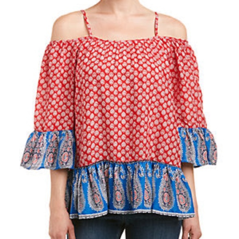 Like New Beachlunchlounge Cold Shoulder Top, Size M